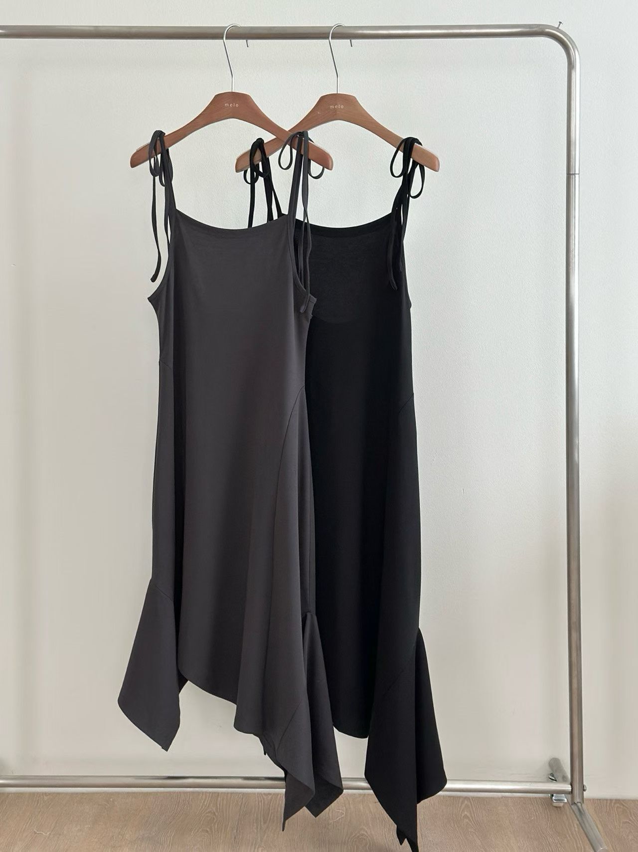 ML6034 不規則綁結連身裙