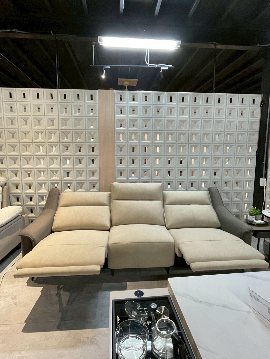 【卡農】高背電動沙發