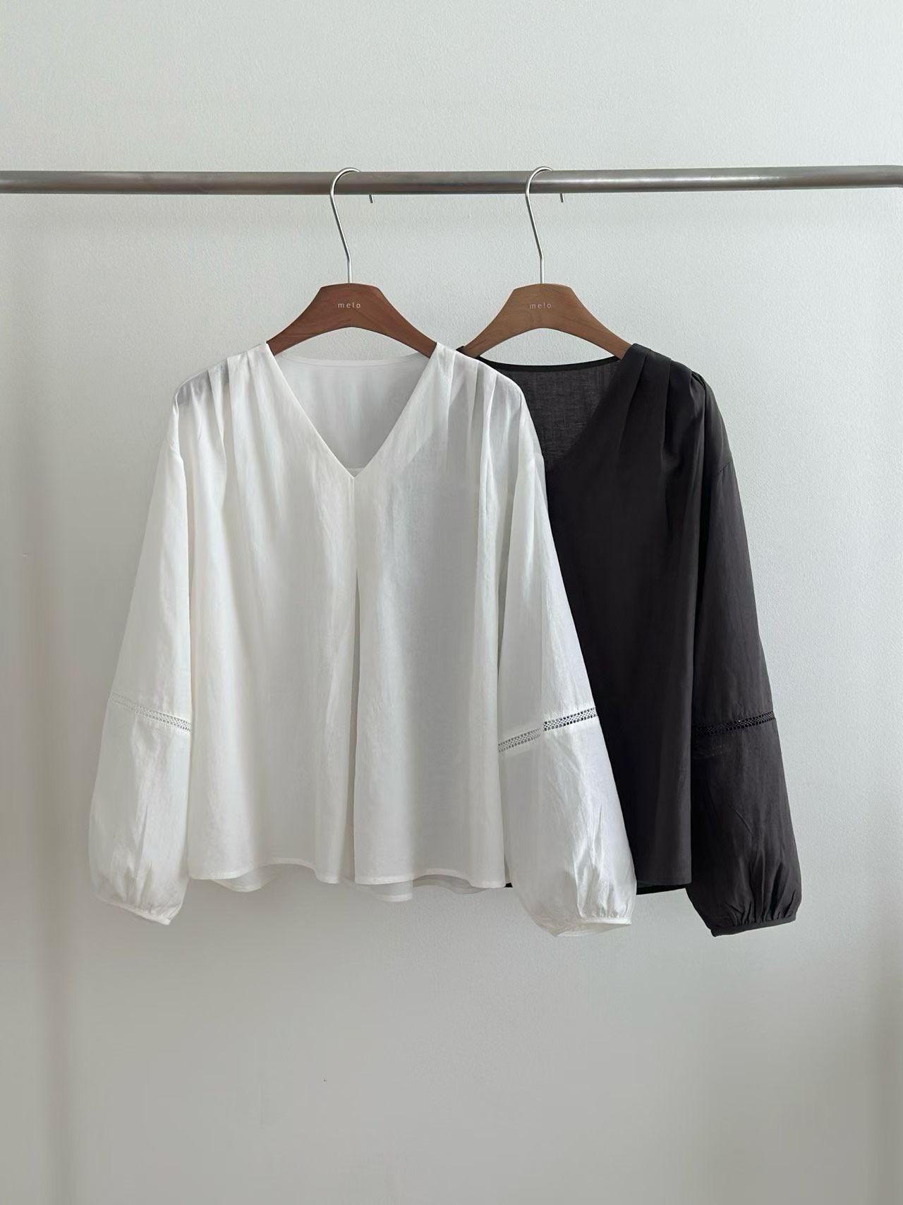 ML6045 通花袖休閒上衣