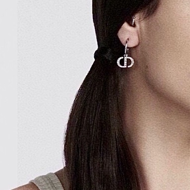 18k Dr”petit 大CD白金鑽珍珠高奢定製耳墜