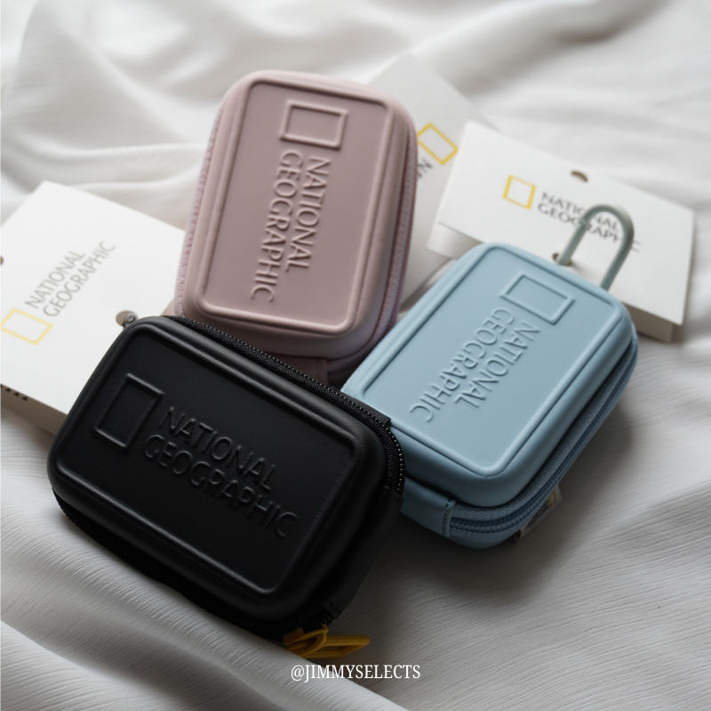 【代購】NATIONAL GEOGRAPHIC 國家地理 硬殼多功能收納小方包｜戶外旅行裝備收納包 防撞拉鍊收納袋