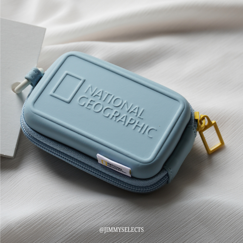 【代購】NATIONAL GEOGRAPHIC 國家地理 硬殼多功能收納小方包｜戶外旅行裝備收納包 防撞拉鍊收納袋