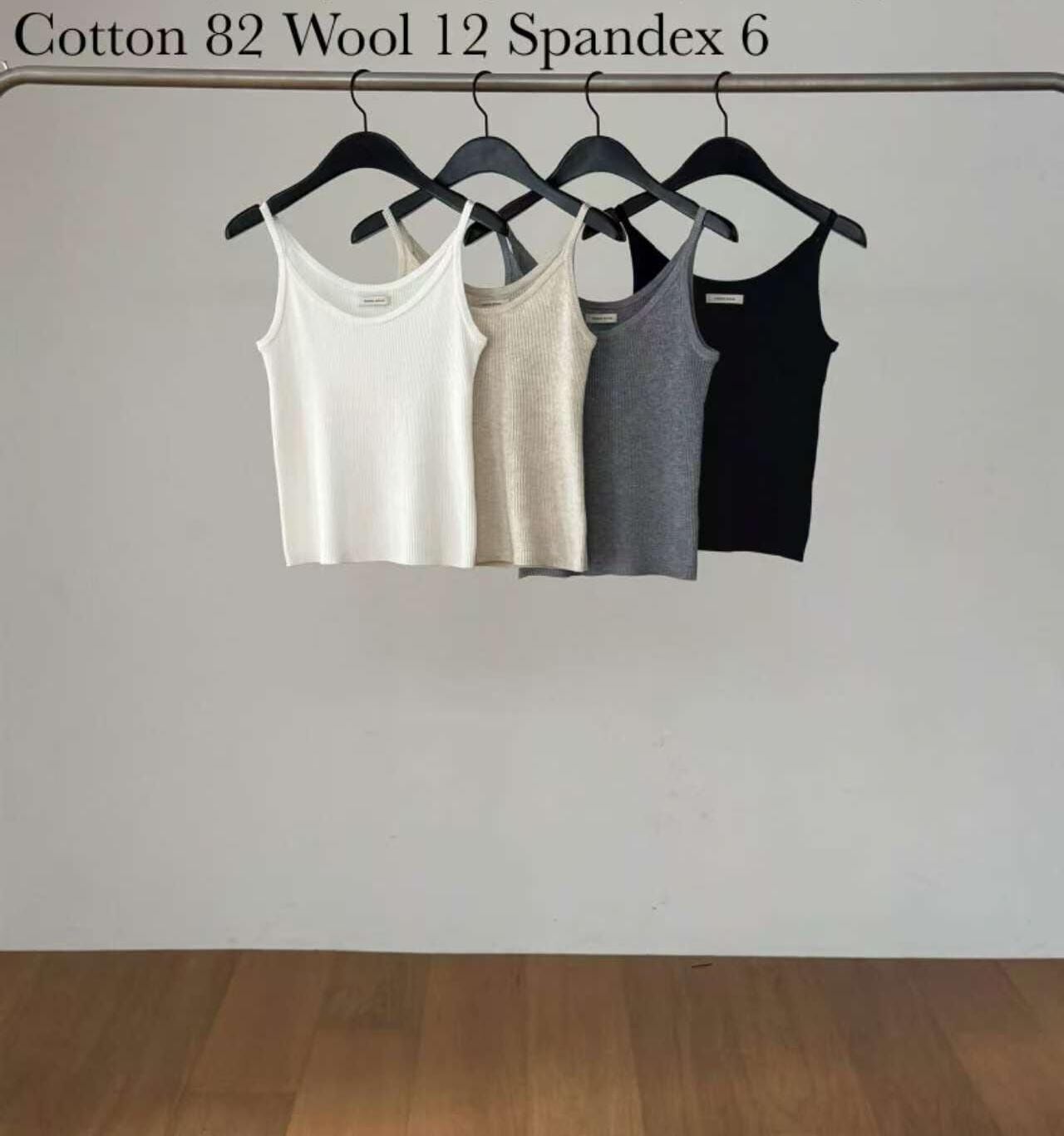 DR6003 坑紋吊帶背心