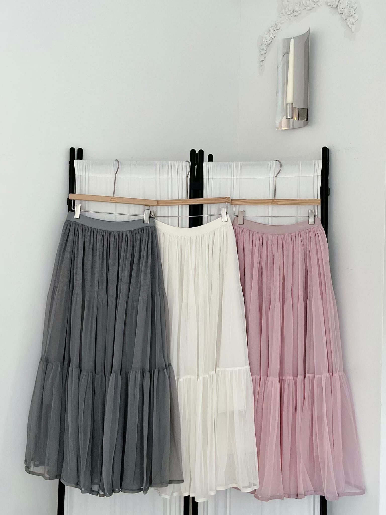 AS6035 氣質輕盈網紗長裙