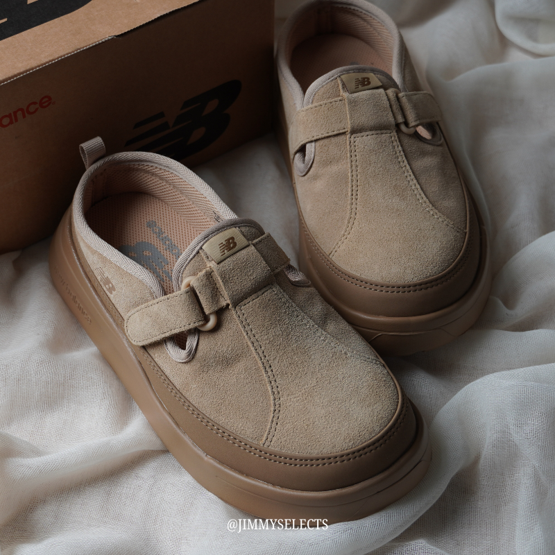 【預購】New Balance Rover 魔鬼氈戶外懶人拖｜勃肯風厚底拖鞋 露營休閒拖鞋 男女同款｜卡其色