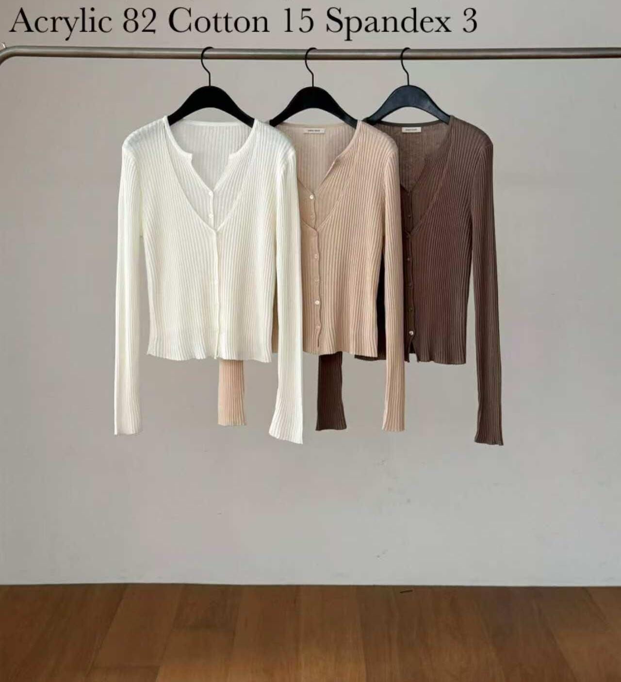 DR6015 假兩件坑紋外套