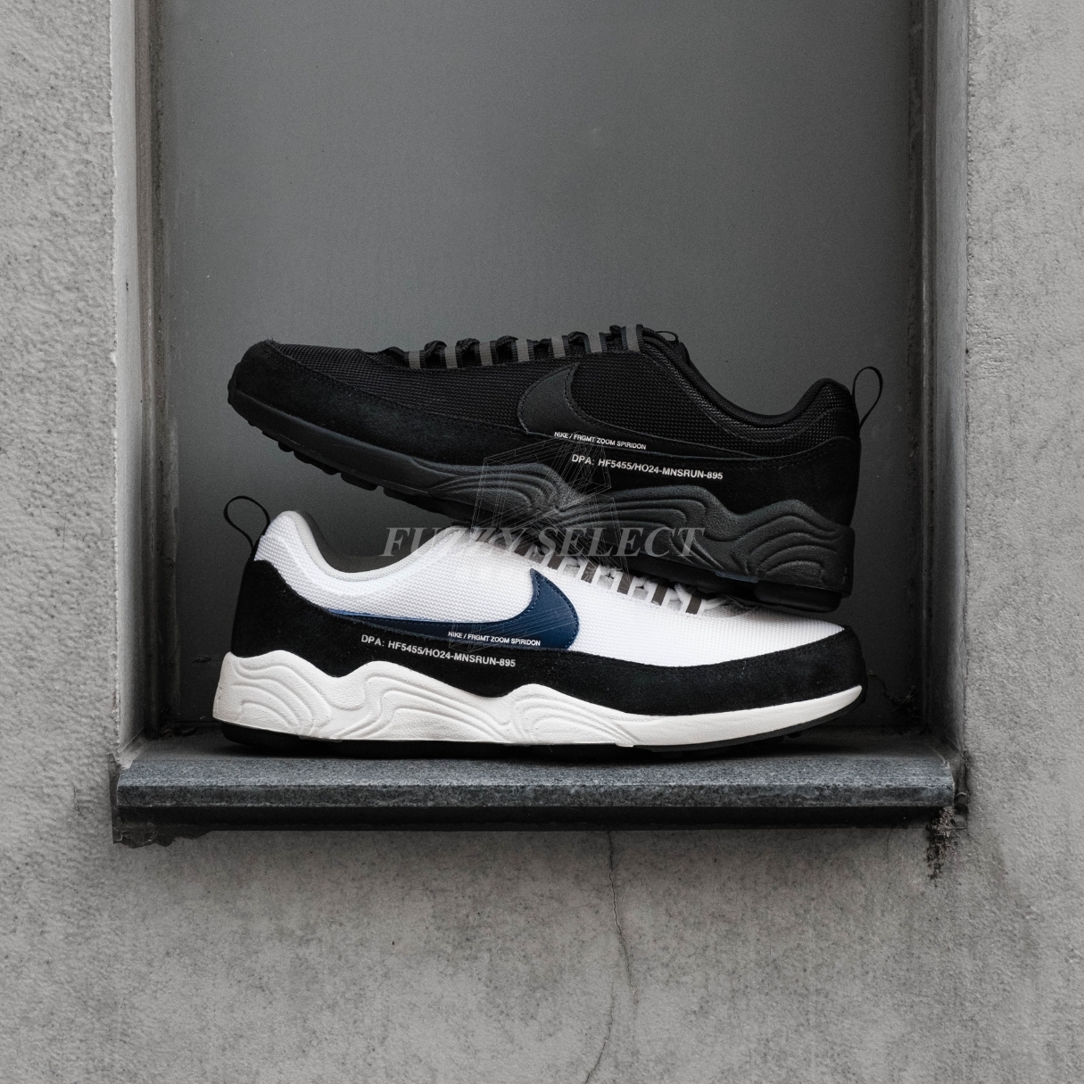 【逢甲 FUZZY】Fragment x Nike Air Zoom Spiridon "Black/White" 黑色 HF5455-001 白色 HF5455-100