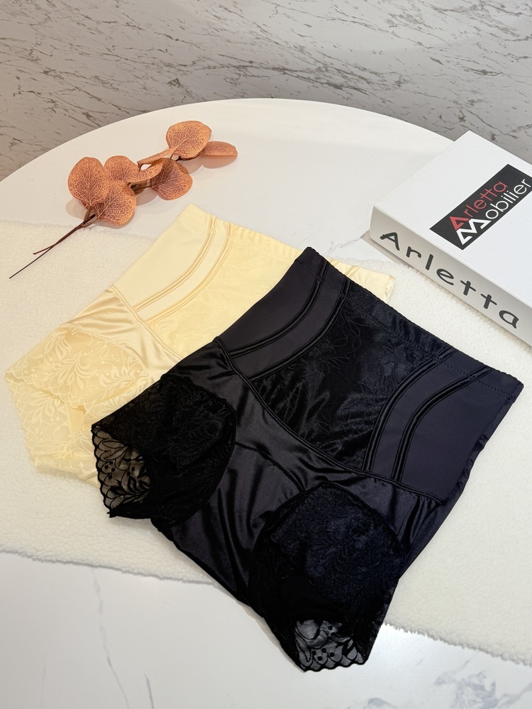 『2入組』細蕾絲古典收腹內褲