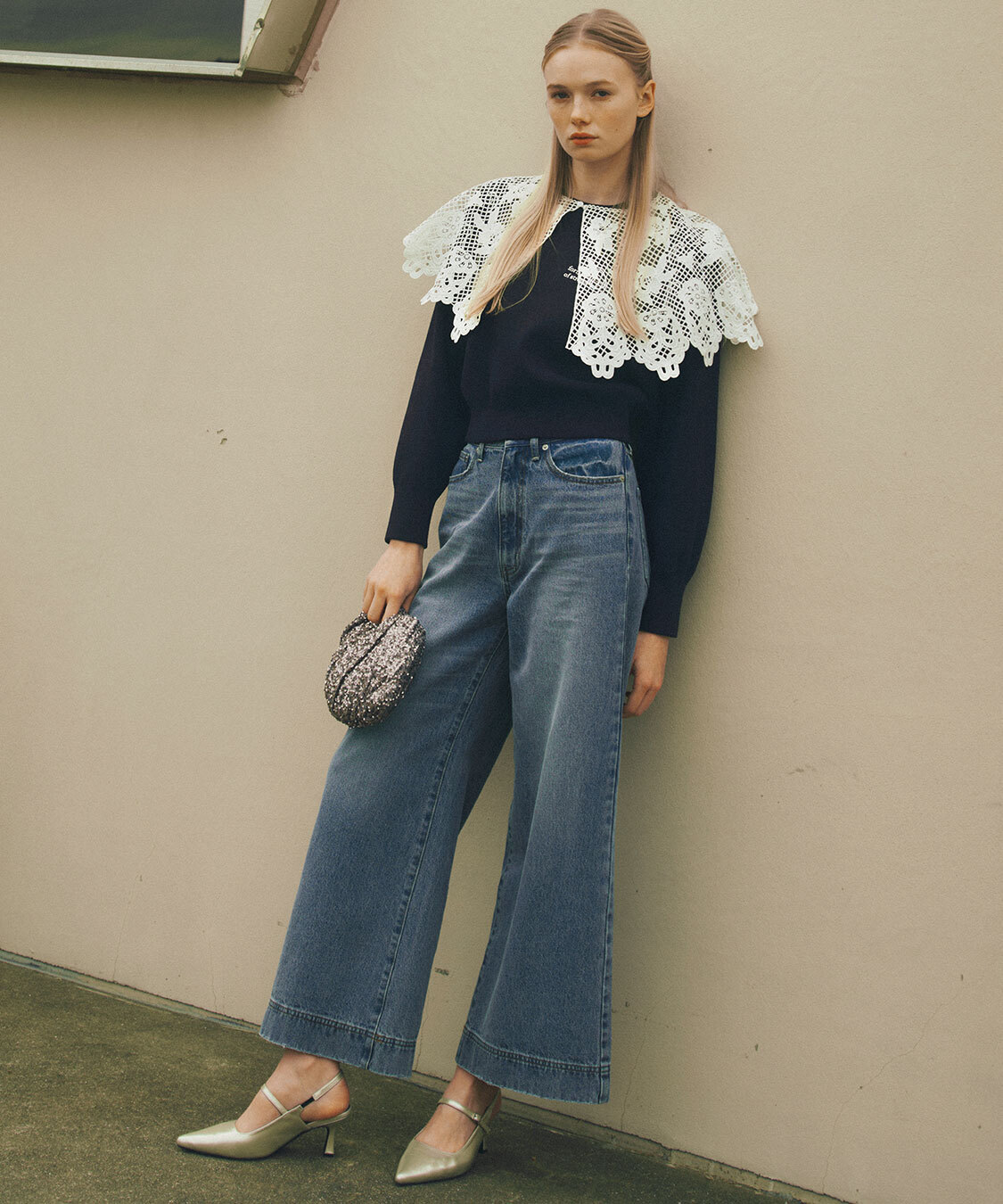 [預購]COCO DEAL 喇叭寬版牛仔長褲