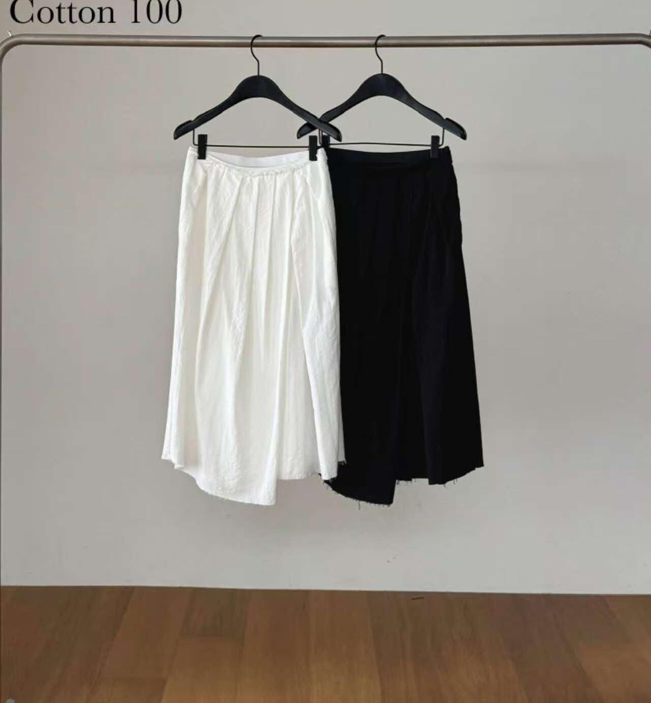 DR6016 壓褶鬚鬚長裙 (S/M)