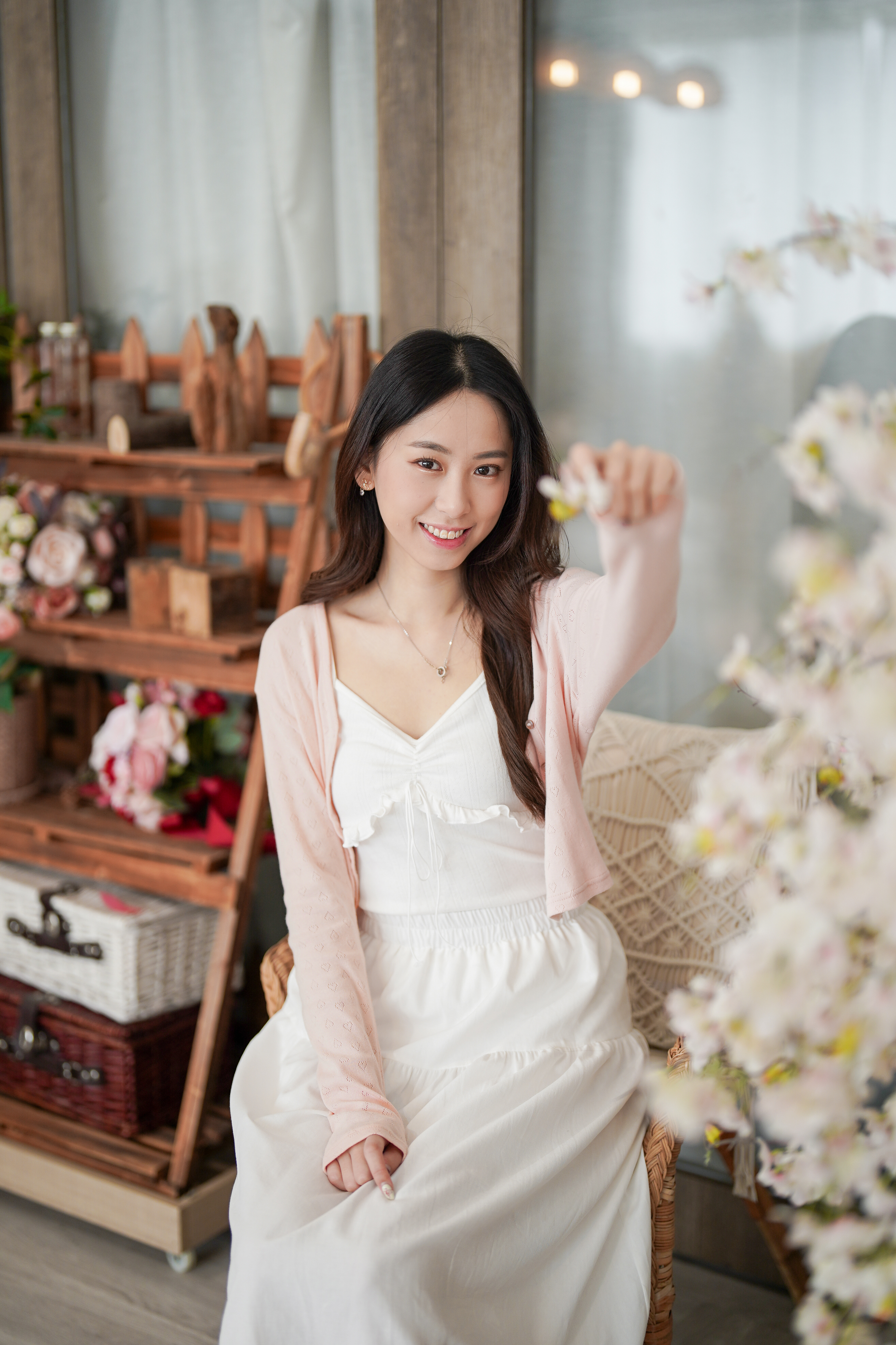 JK284 Soft Heart Light Cardigan