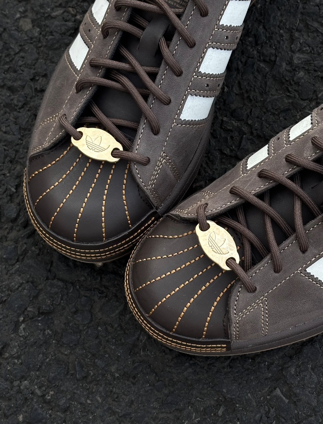 Adidas Superstar II "Brown" 復古老錢風 深棕色