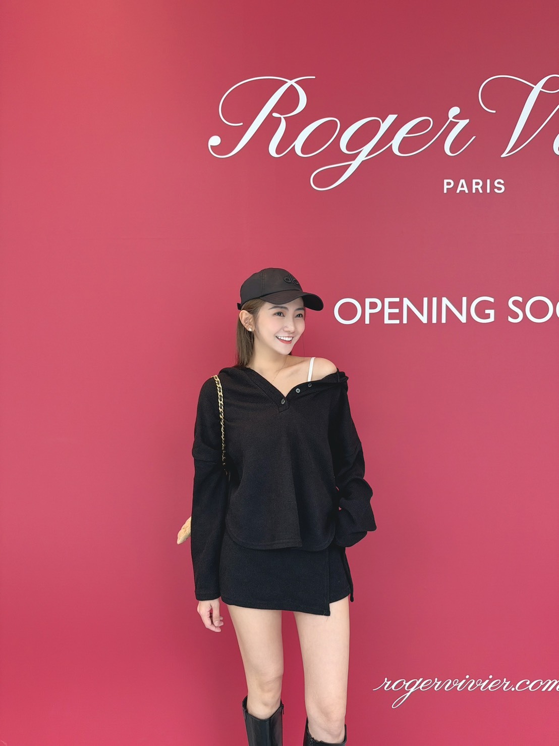 ［現貨］售完100%不追加！🇰🇷正韓排釦連帽上衣+鬆緊腰側開短裙套裝（有安全褲，黑色/兩色）