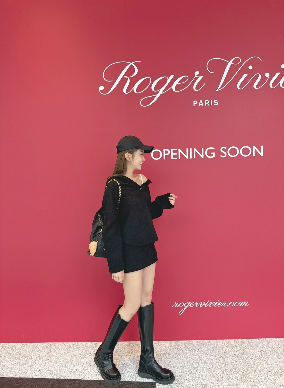 ［現貨］售完100%不追加！🇰🇷正韓排釦連帽上衣+鬆緊腰側開短裙套裝（有安全褲，黑色/兩色）