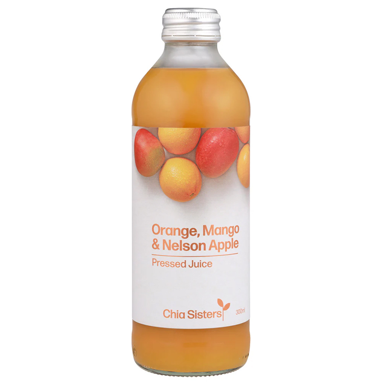 純正果汁橙+芒果+蘋果 300 毫升