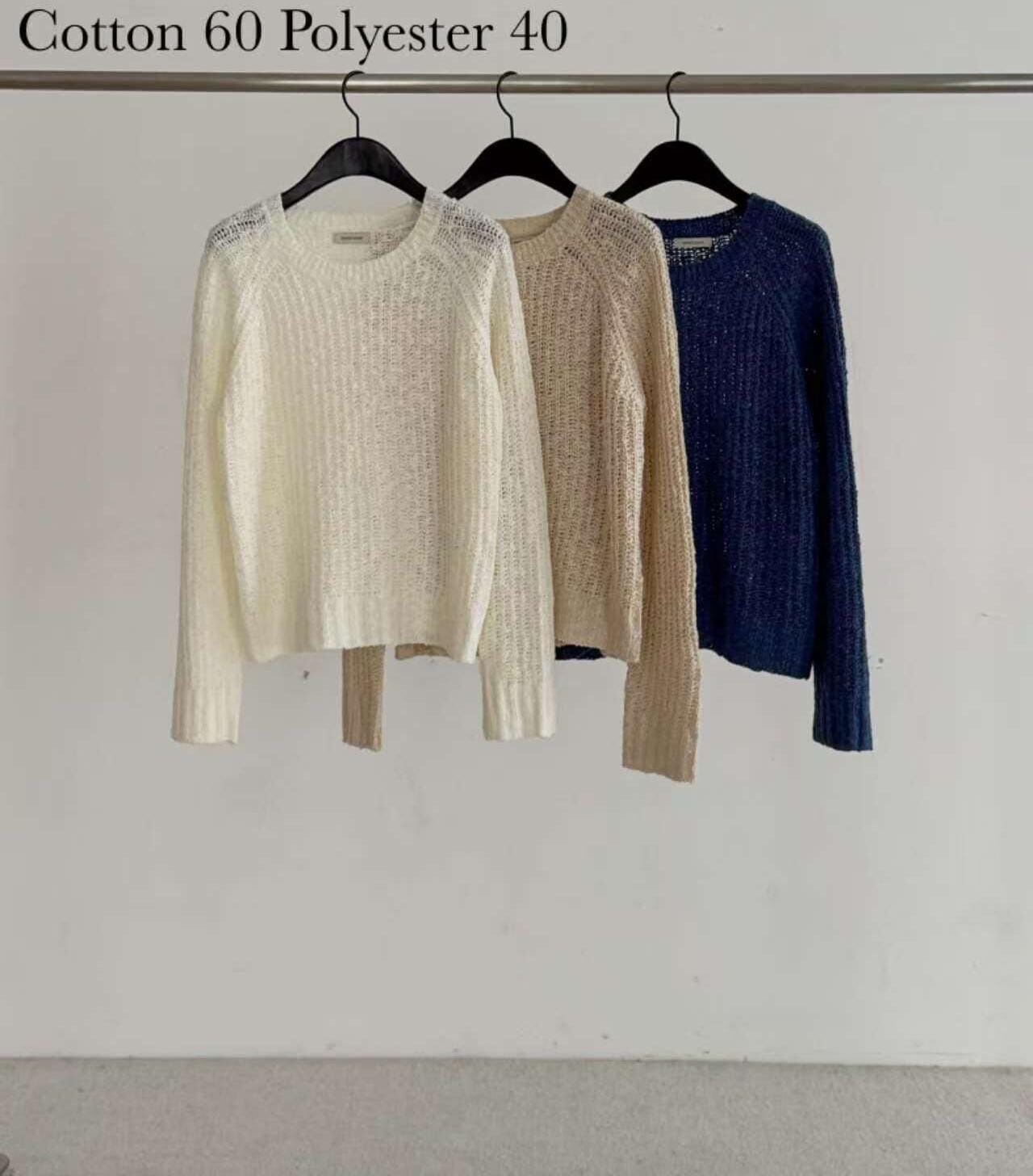 DR6037 洞洞針織衫