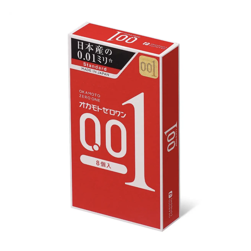 岡本 0.01 (日本版) 8 片裝 PU 安全套