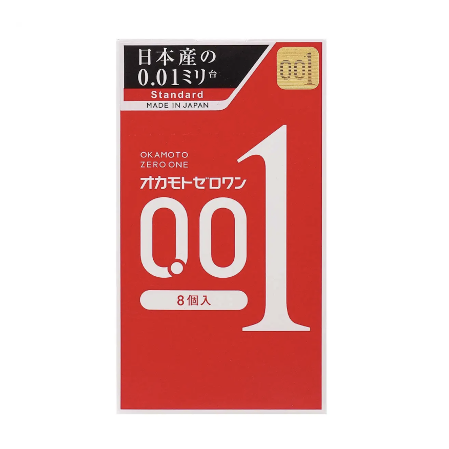 岡本 0.01 (日本版) 8 片裝 PU 安全套