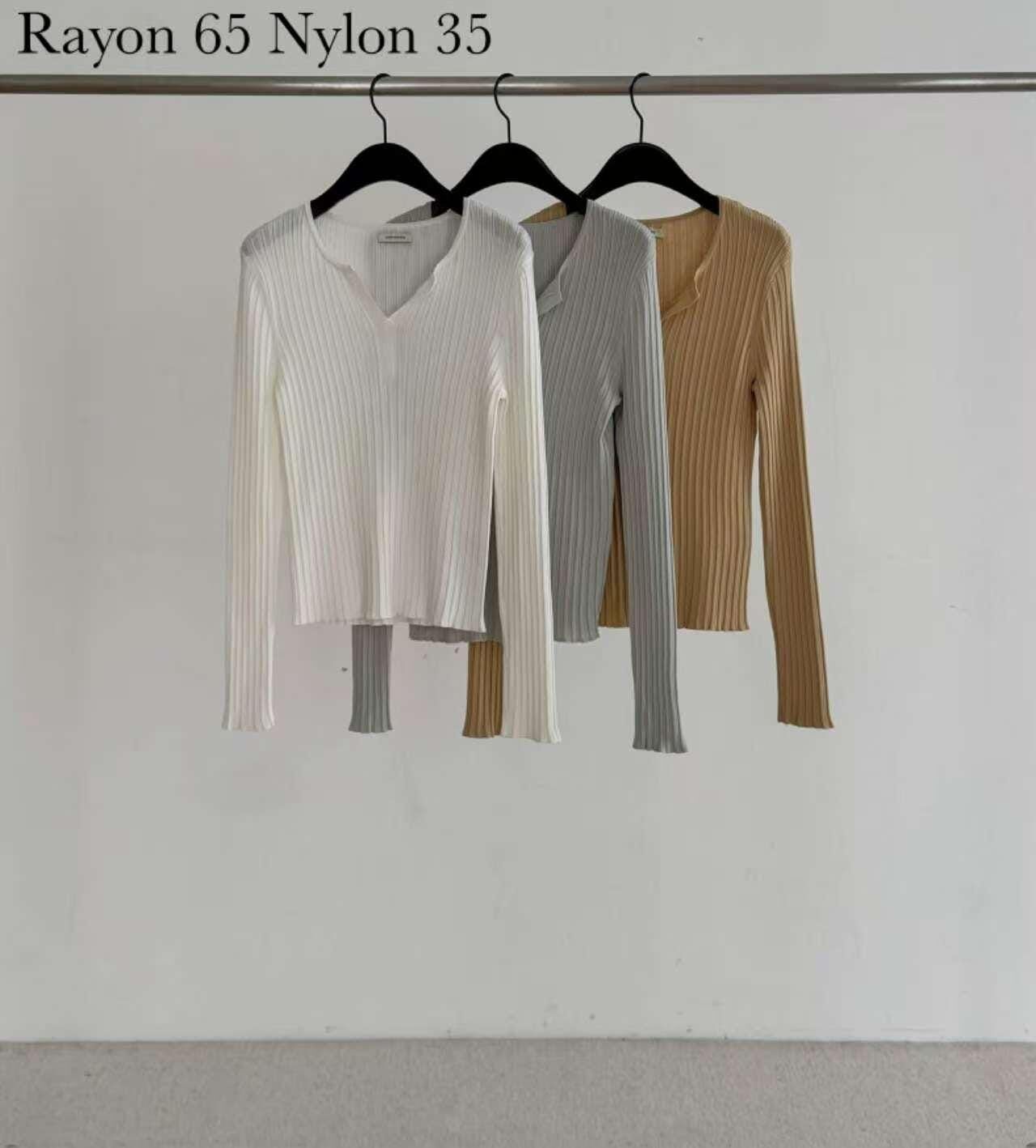 DR6045 開叉領坑紋上衣