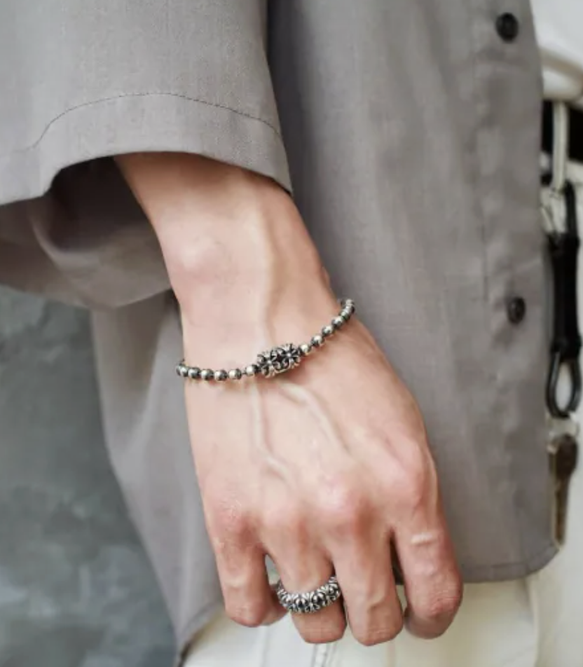 5mm Chrome Ball Chain Bracelet