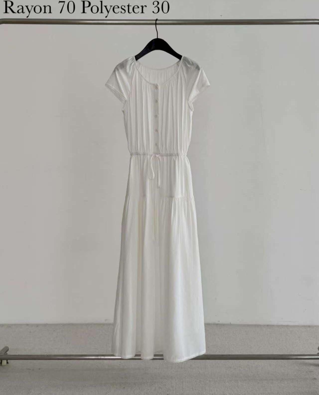 DR6048 溫柔鈕扣連身裙 (S/M)