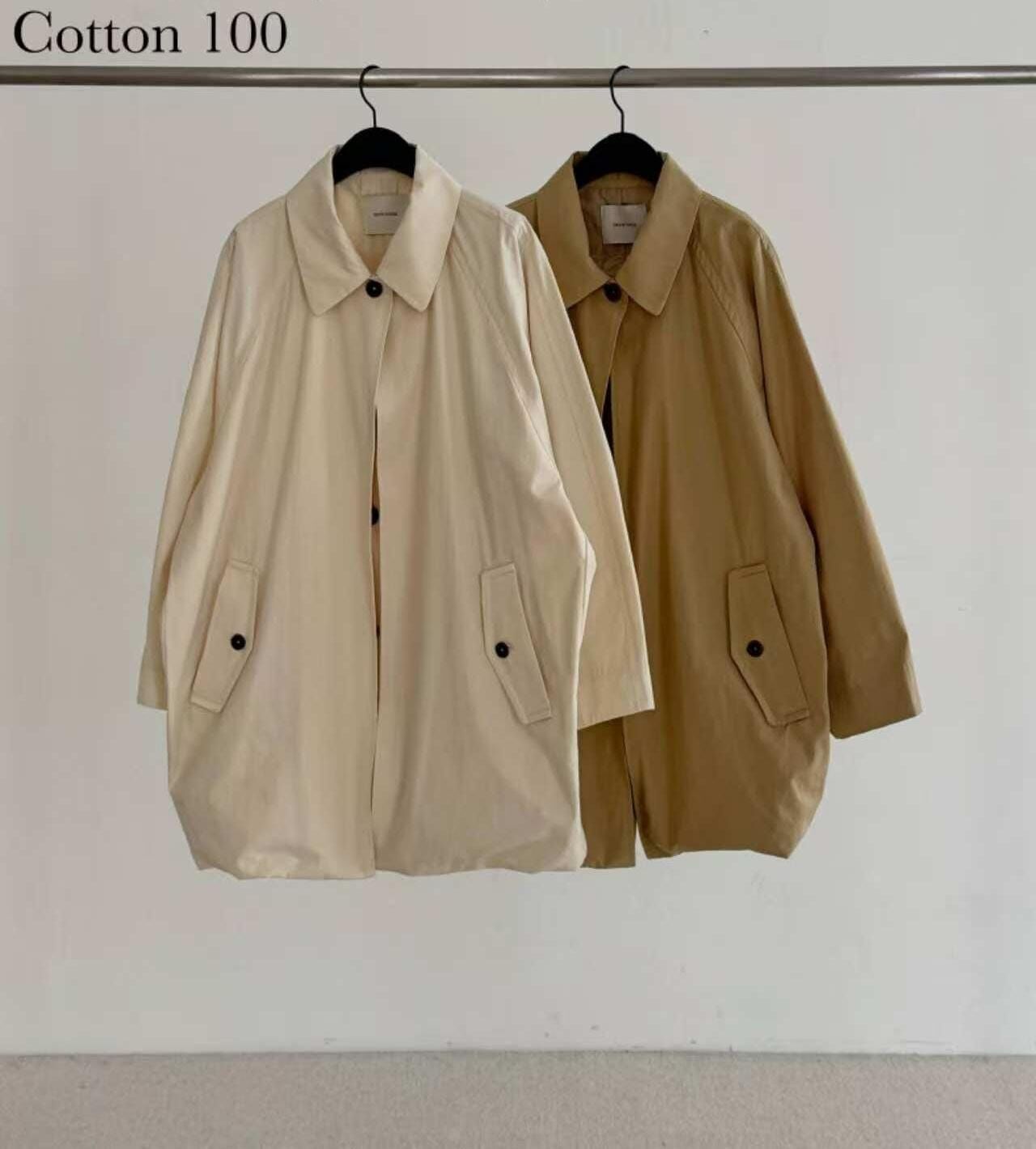 DR6051 泡泡風衣外套