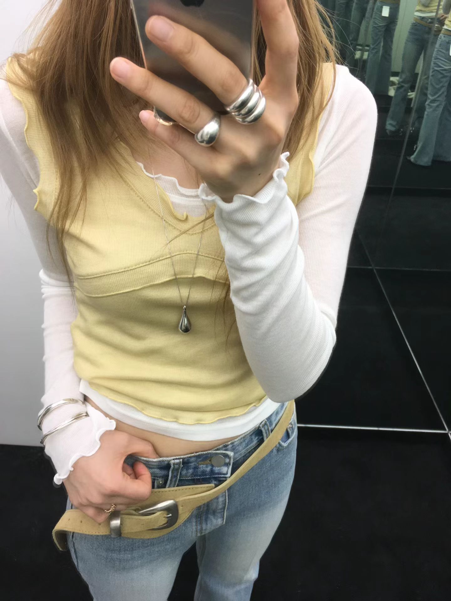 CY6003 荷葉花邊上衣 *CY6002 + CY6003 $248/set*