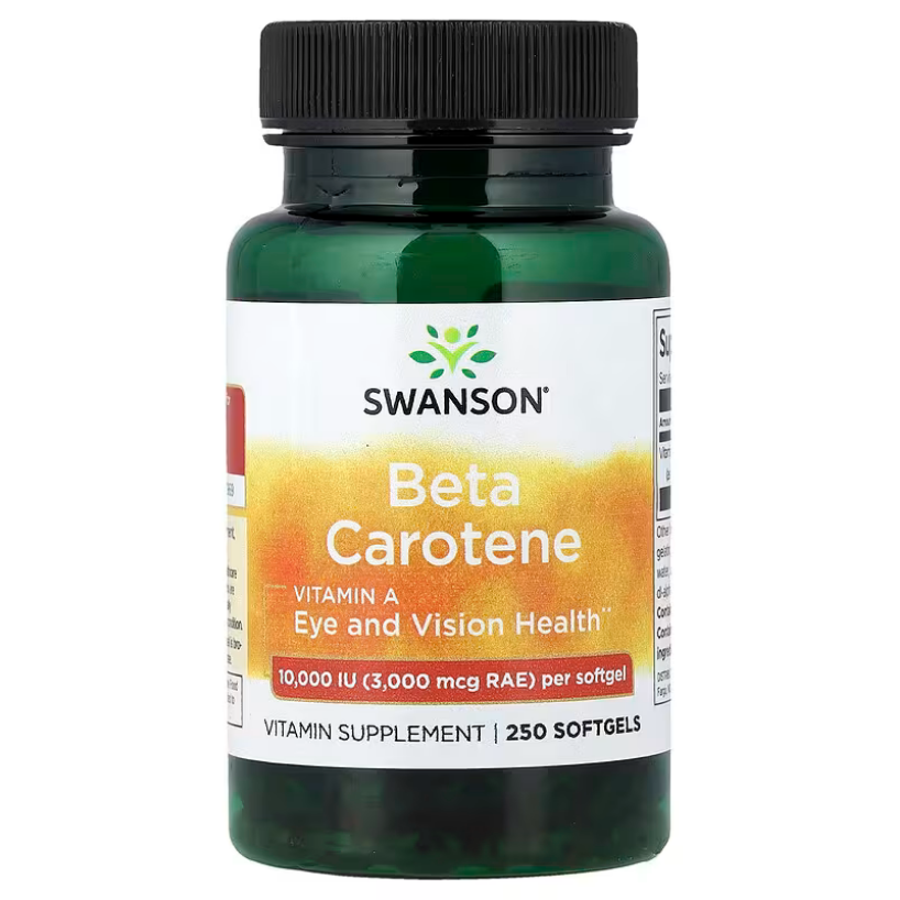 【Swanson】β Carotene 胡蘿蔔素(維他命A) 3000mcg 250顆