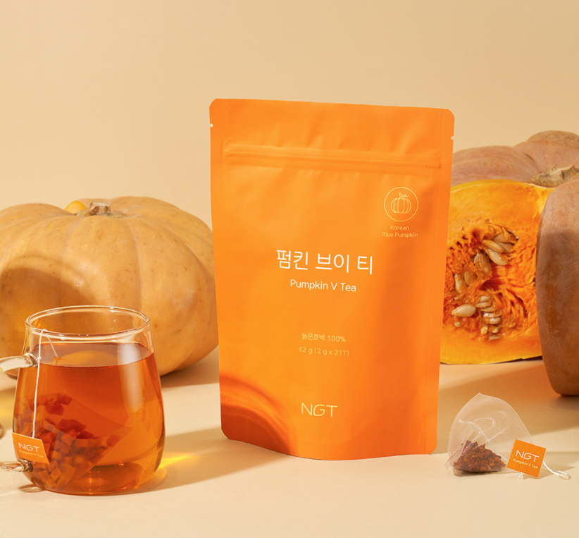 【官方最後300包🔥入LIVECODE減至$98@1！】【NGT韓國大熱保養品牌！超抵直播優惠】【NGT】Pumpkin V Tea