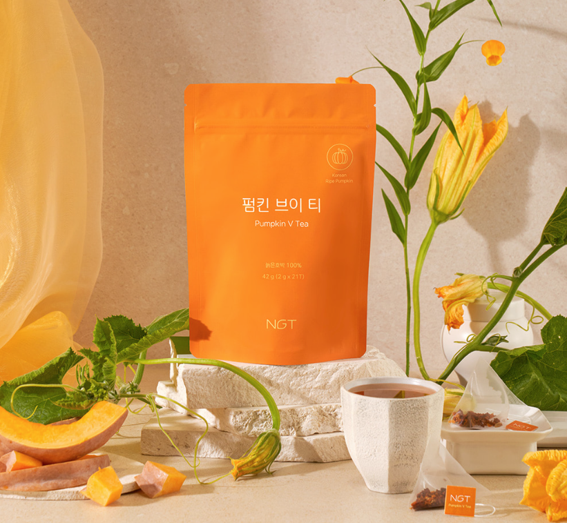 【官方最後300包🔥入LIVECODE減至$98@1！】【NGT韓國大熱保養品牌！超抵直播優惠】【NGT】Pumpkin V Tea