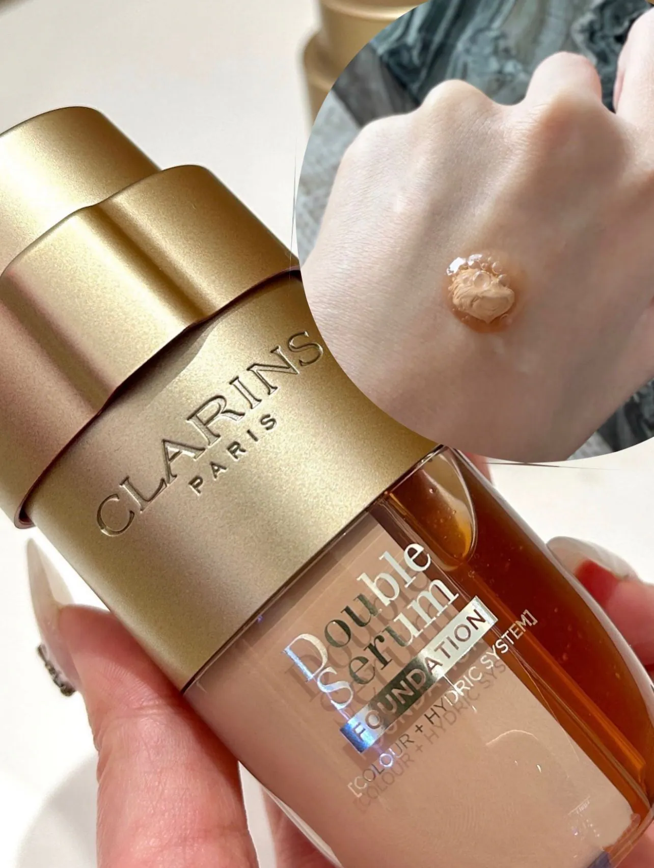 預 購 產 品 (預計 7-10 個工作天到貨)丨Clarins 最新嬌韻詩雙萃精華粉底液 30mL