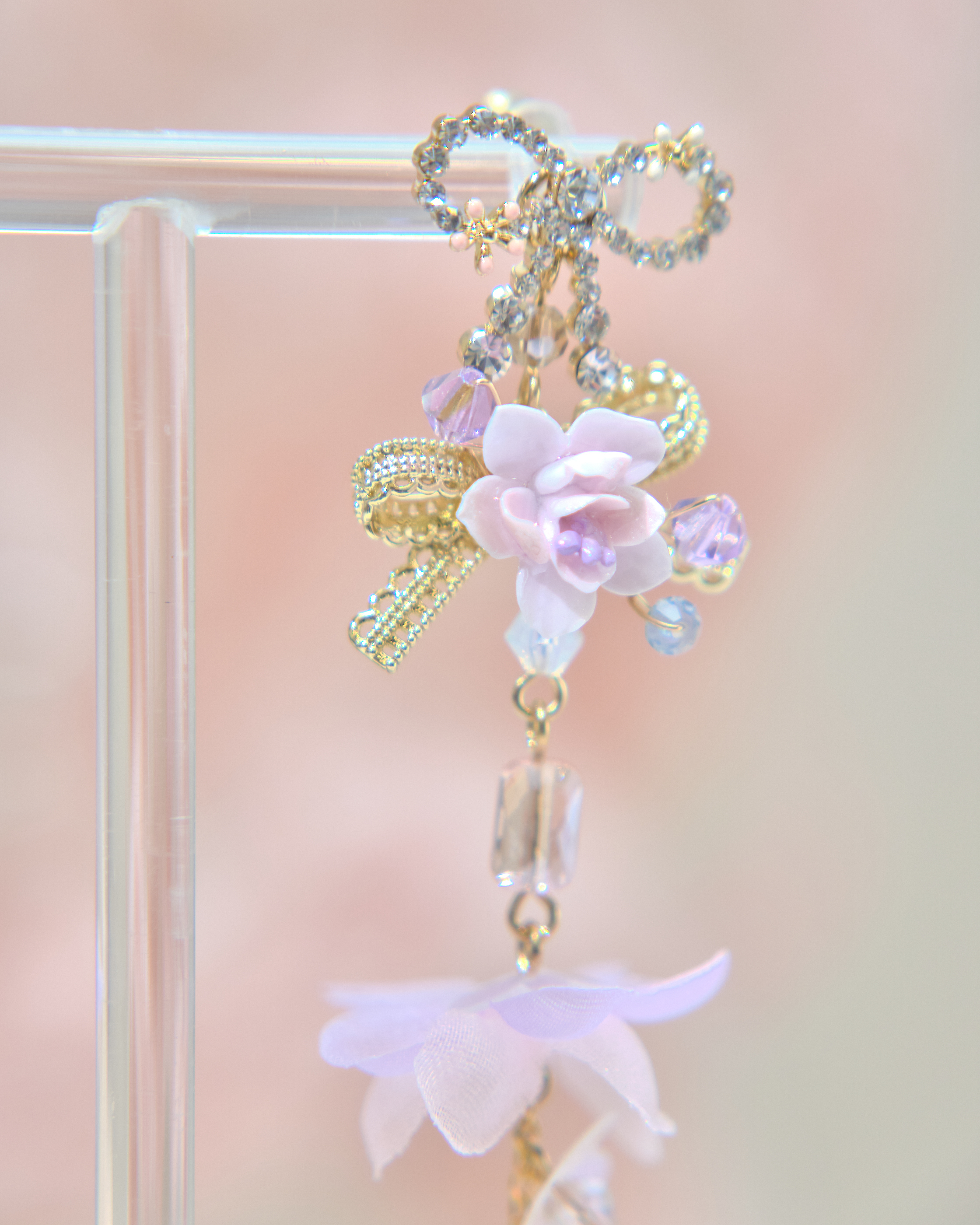 13427 Ribbon Enchantment Dangle S925 Earrings