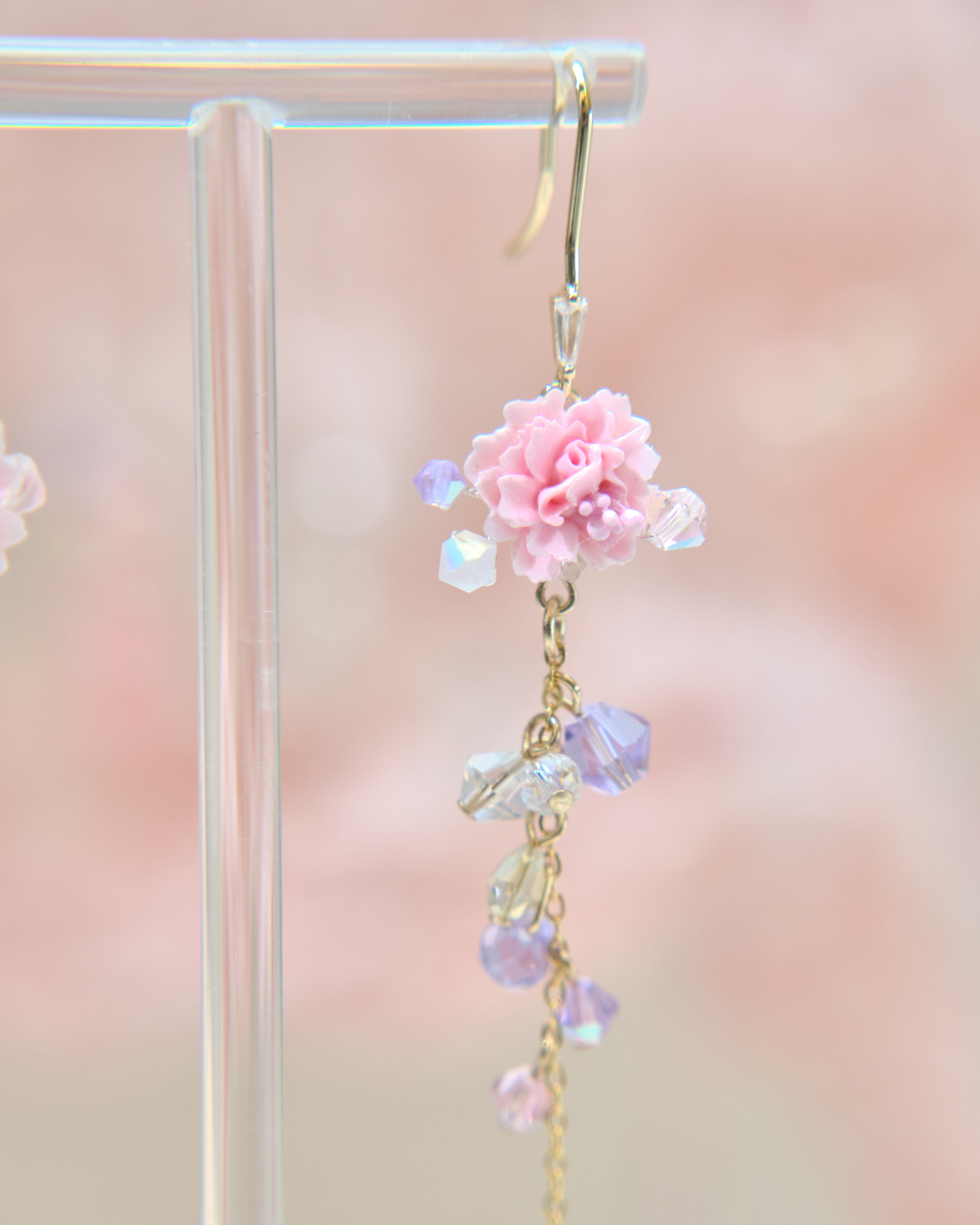 13425 Ribbon Enchantment Dangle S925 Earrings