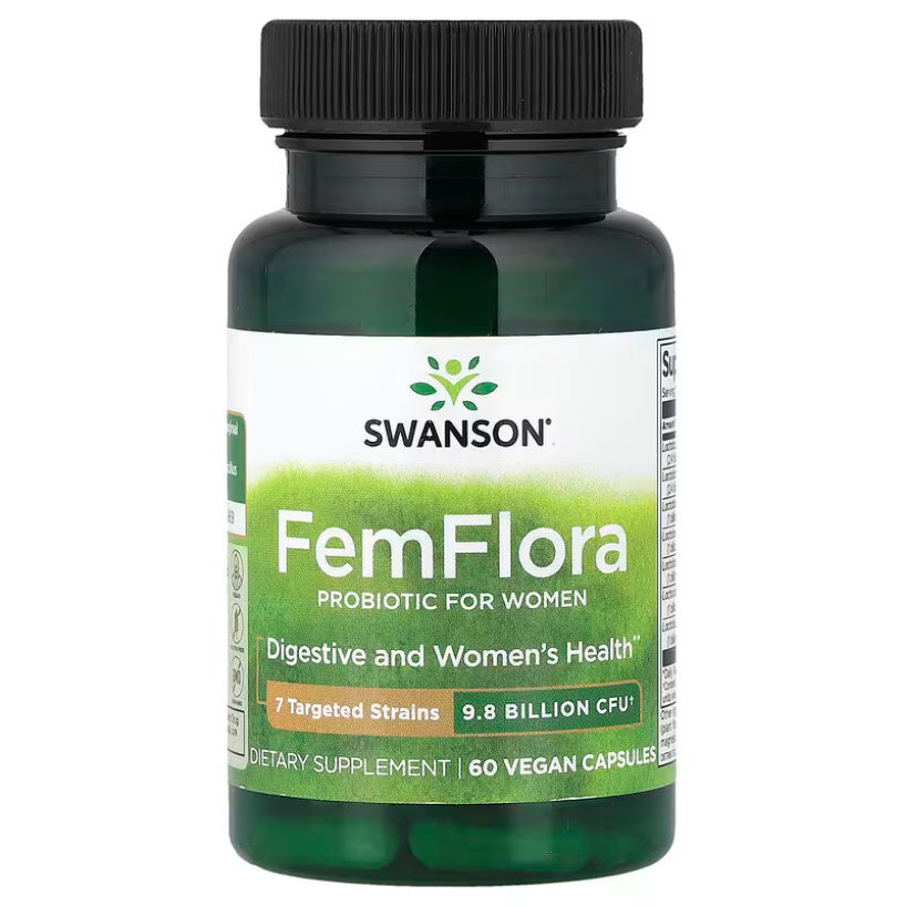 【Swanson】FemFlora 女性專用配方益生菌 98億菌體 60顆