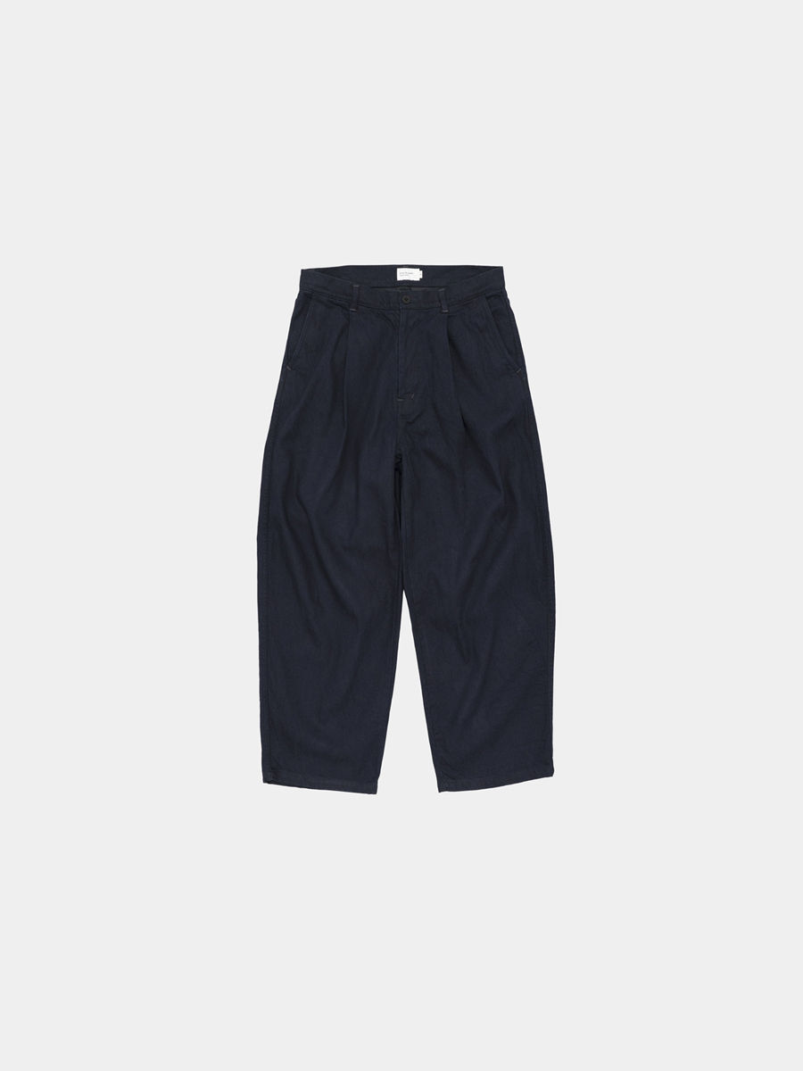 Still By Hand 11.5oz Deep Tuck Denim Pants Dark Navy DN