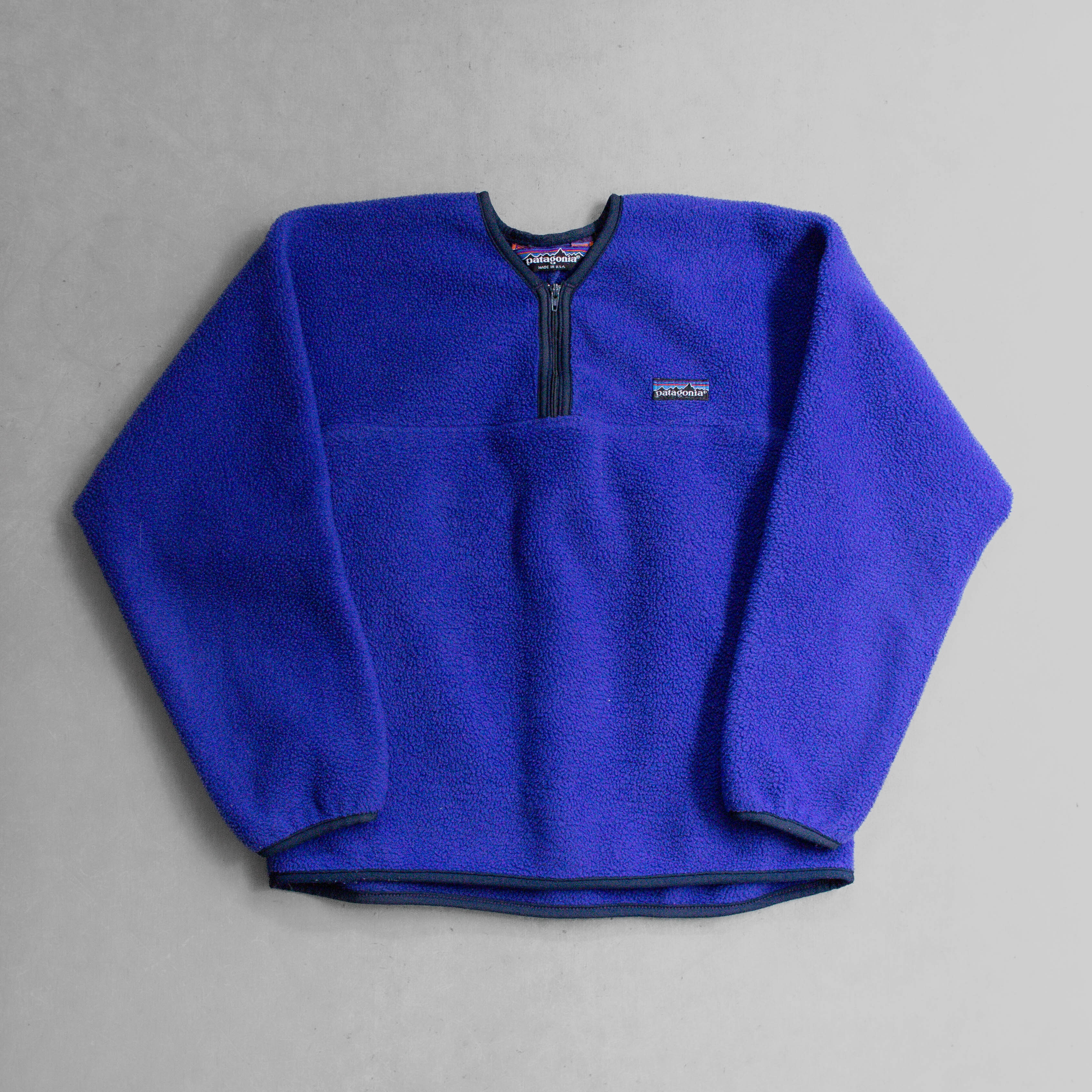 PATAGONIA KAYAK FLEECE PULLOVER 美國製 藍紫 刷毛 套頭 上衣