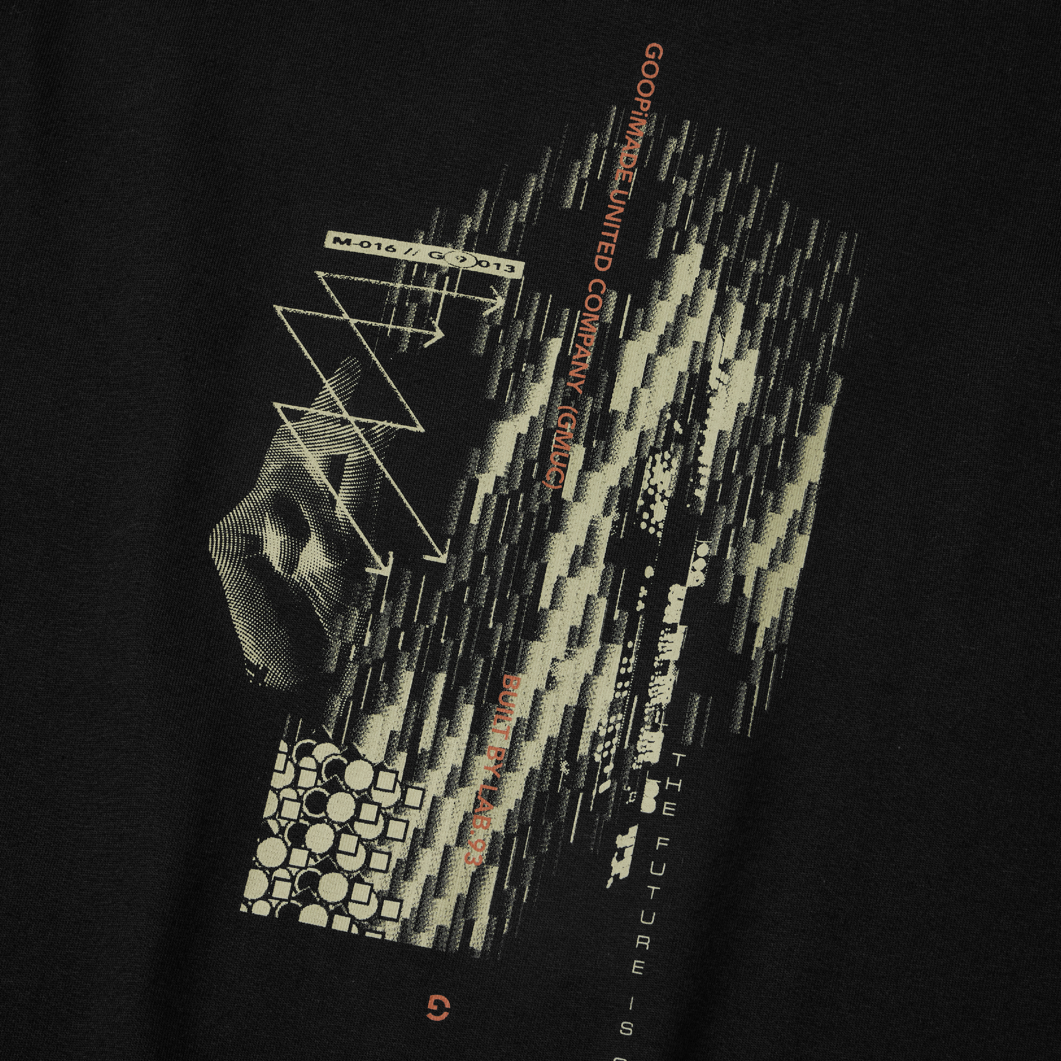 DNA 序列BOX Tee - Black