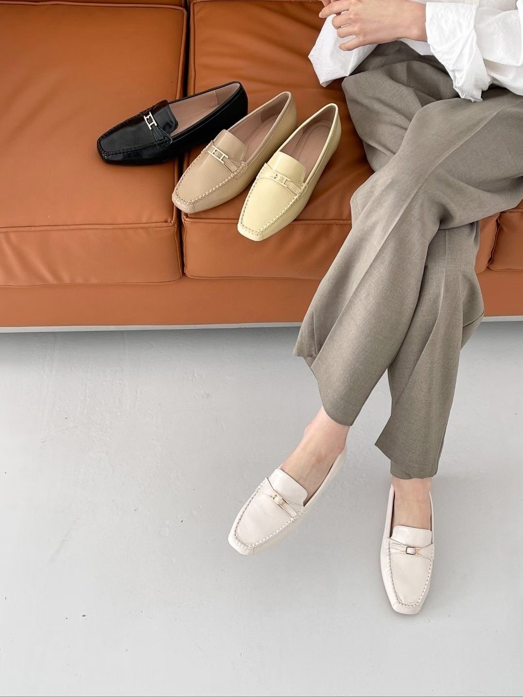 💚 2026 SS 金扣超軟漆皮LOAFER 💚