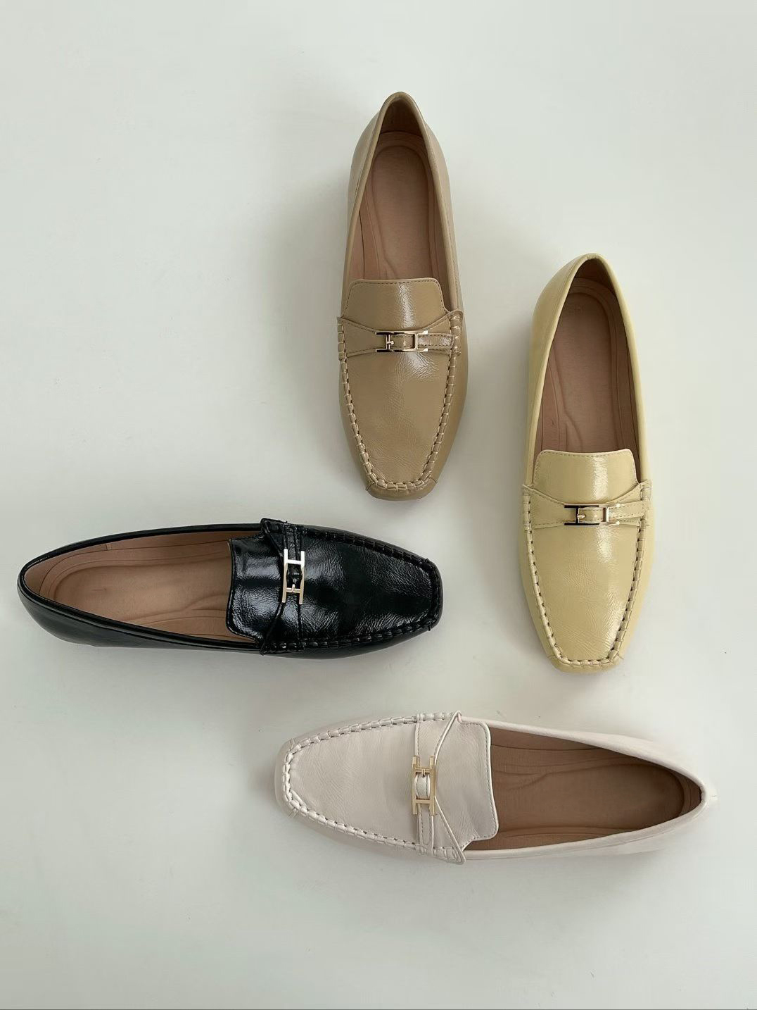 💚 2026 SS 金扣超軟漆皮LOAFER 💚