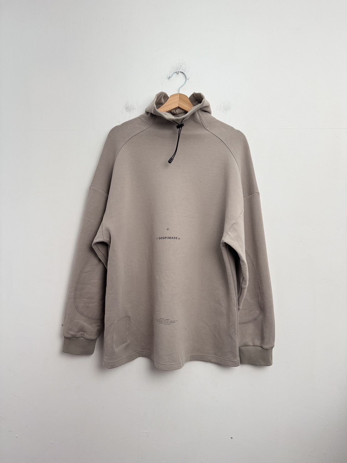 GOOPiMADE® 21 A/W TN.L5S “Entdecken” Logo Turtleneck - L-Gray SIZE 2