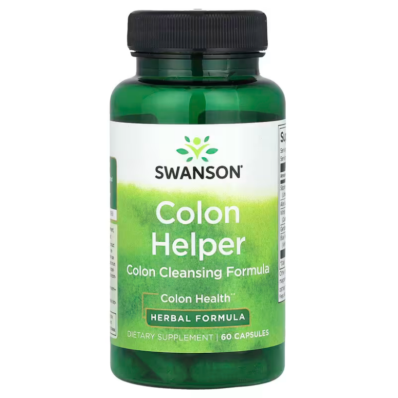 【Swanson】Colon Helper 結腸健康配方 滑榆樹皮 蘆薈葉 龍膽根 馬鞭草 60顆