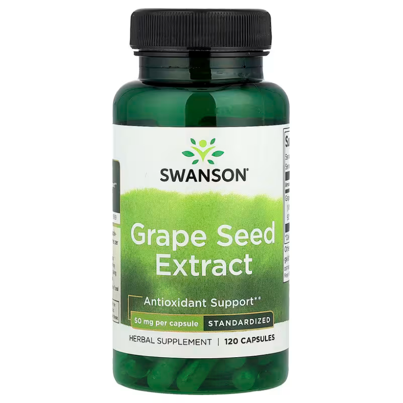 【Swanson】葡萄子 葡萄籽 萃取 Grape Seed Extract  50mg 120顆