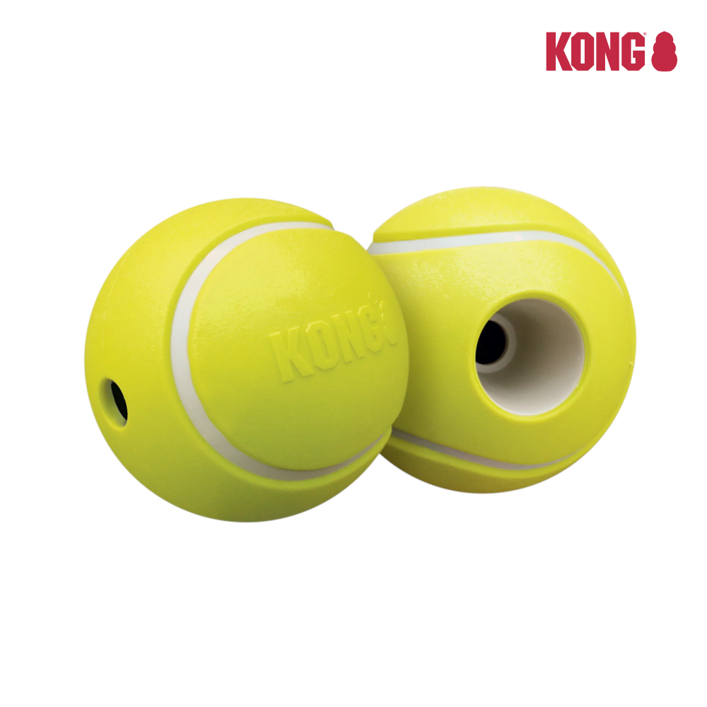 KONG | 滾動獎勵網球 - 漏食玩具