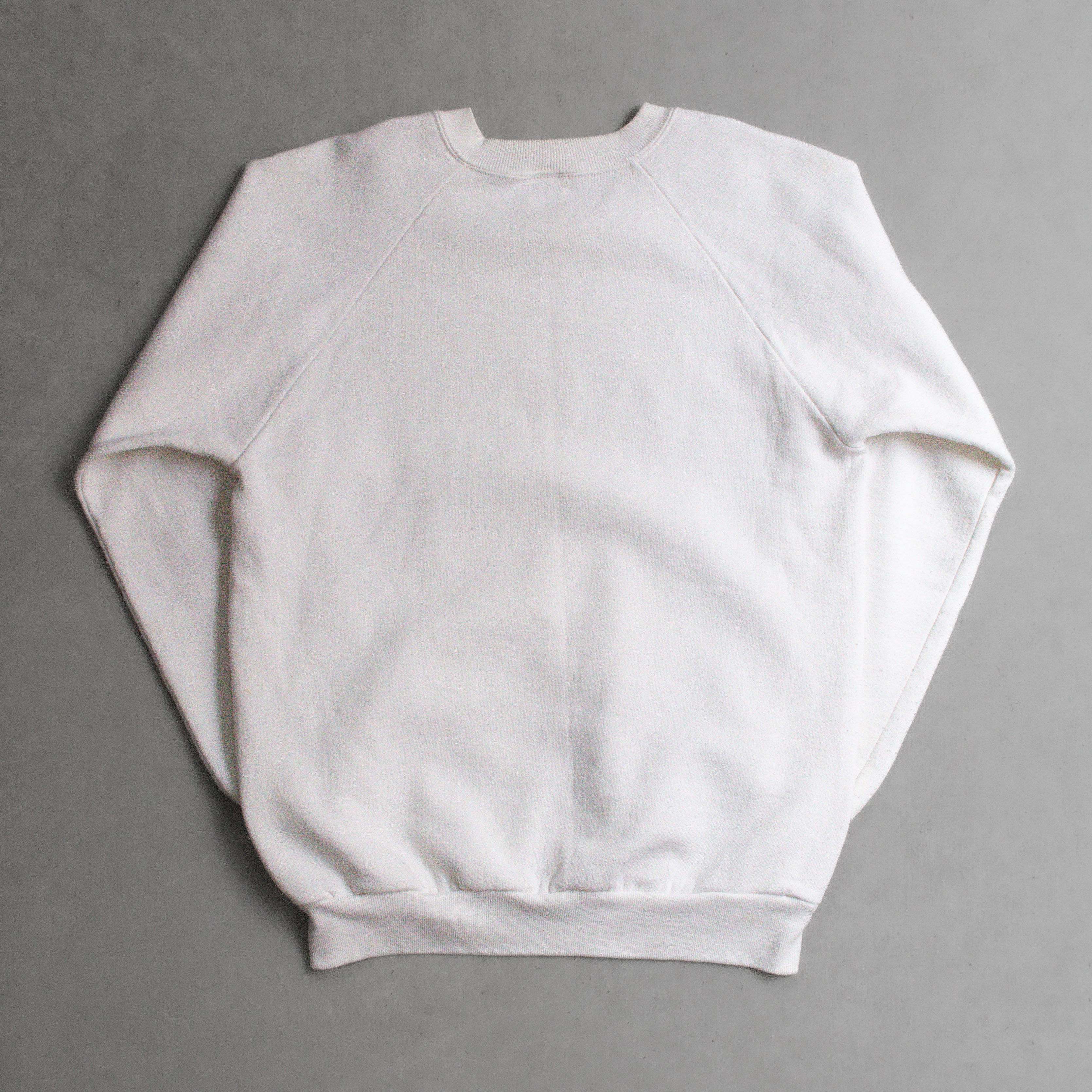 VINTAGE DISNEY SWEATSHIRT 美國製 迪士尼 米奇 白色 長袖 大學T 運動衫 M