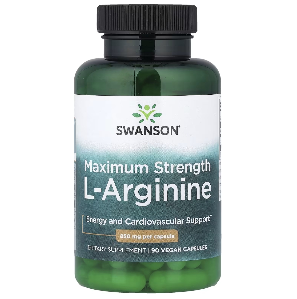【Swanson】L-Arginine 高單位左旋精氨酸(精胺酸) 850mg 90顆