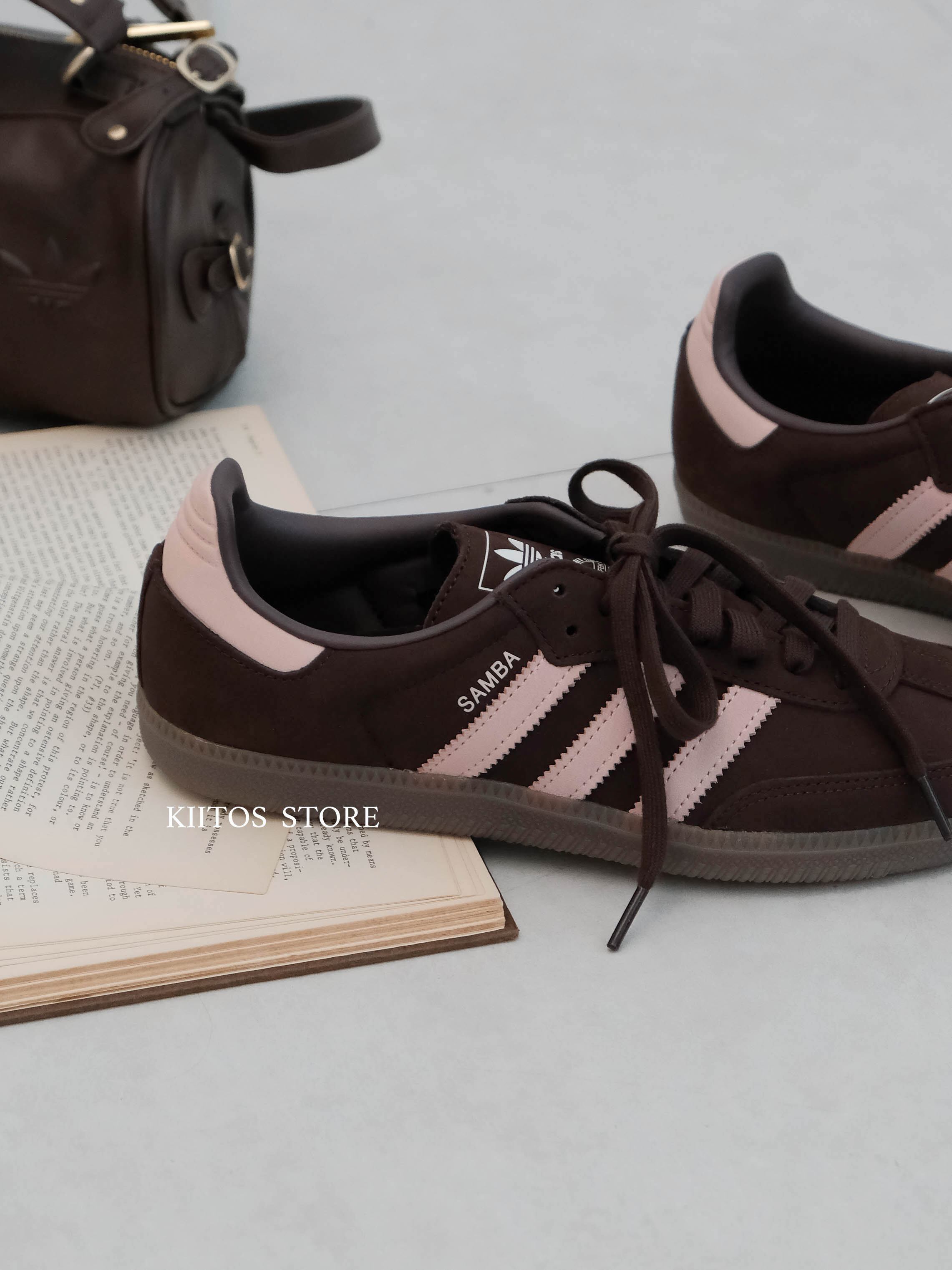 【預購】Adidas Samba OG 'Aurora Coffee Sandy Pink White' 咖啡沙粉色 IH9166