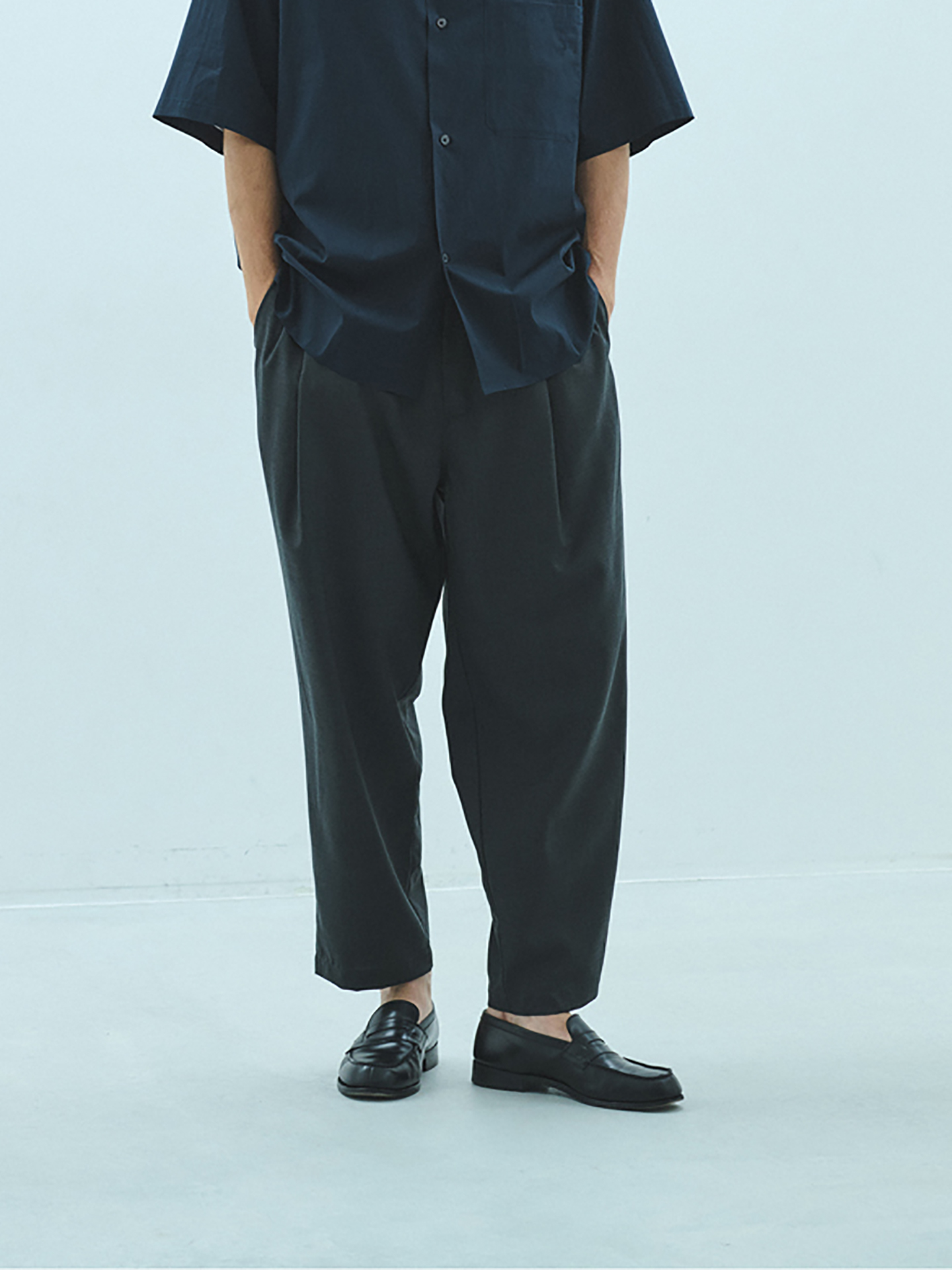 Still By Hand Summer Wool Wide Pants PT09261