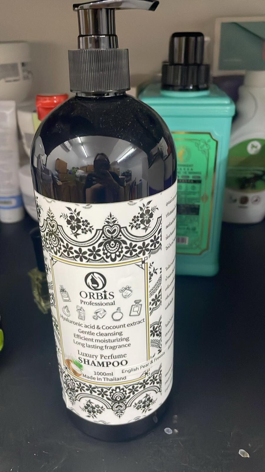 現貨 泰國 ORBIS 女神香水洗頭水（English pear &Freesia)（#920上）