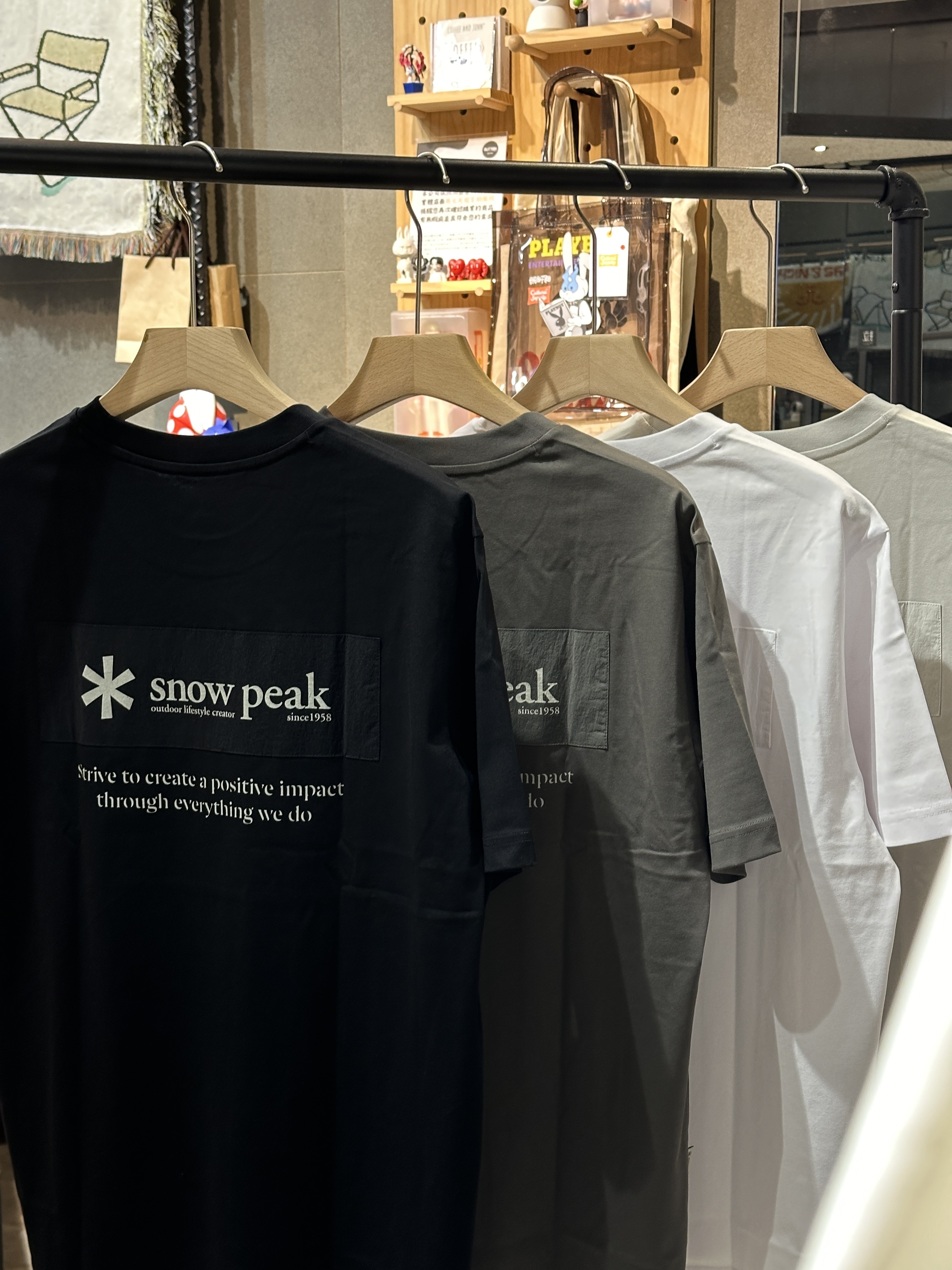 【現貨】snow peak Aerocool Woven Patch Short Sleeve T-shirt 26SS 背後box貼布 短tee S26MUFTS24