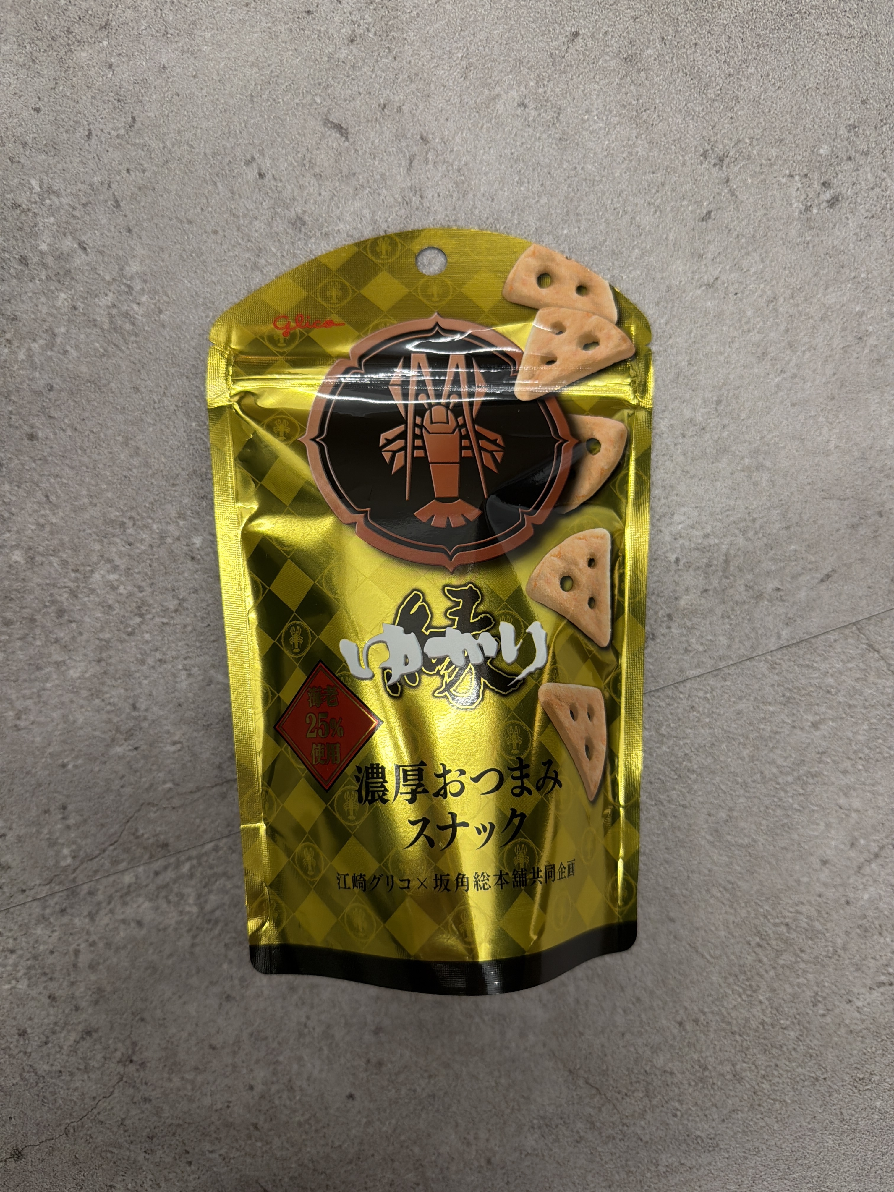 RJ40 日本坂角総本舖 x Glico-濃厚蝦味芝士片 40g **到期日:2026/12(4901005544246)